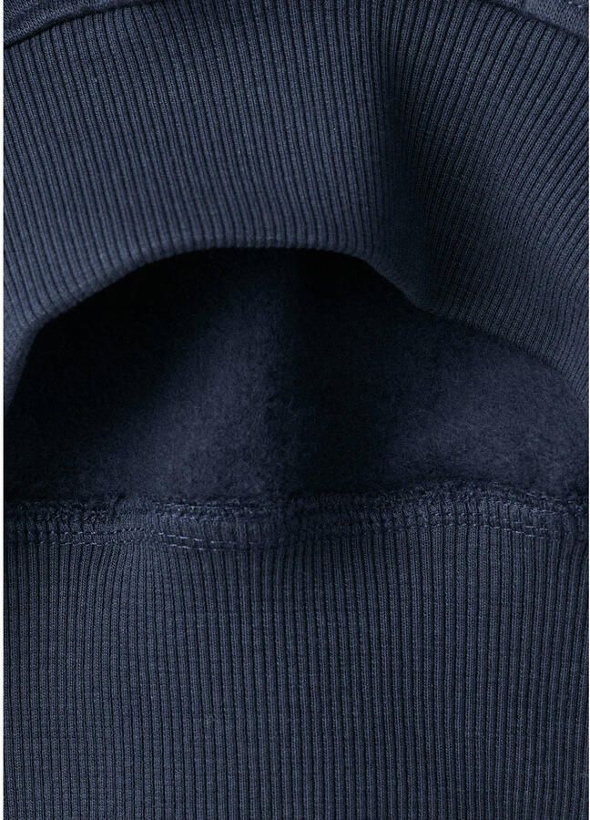 Mango Kids sweater met backprint donkerblauw - Foto 3