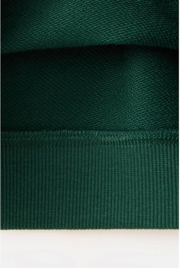 Mango Kids sweater met backprint donkergroen - Foto 2