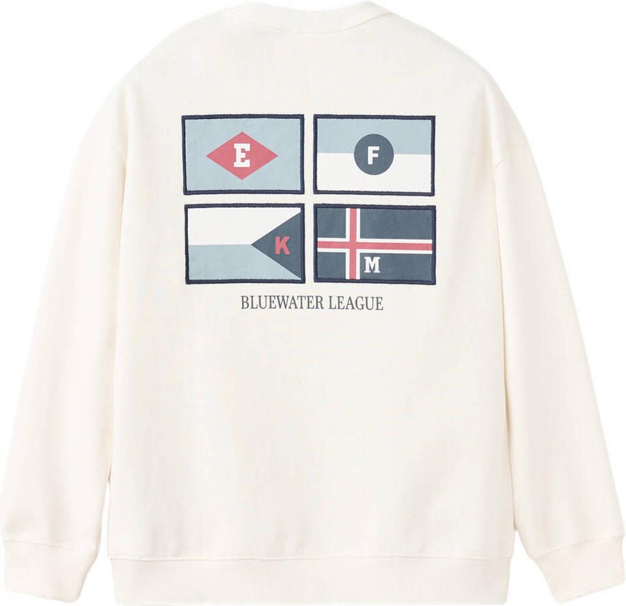 Mango Kids sweater met backprint ecru - Foto 2