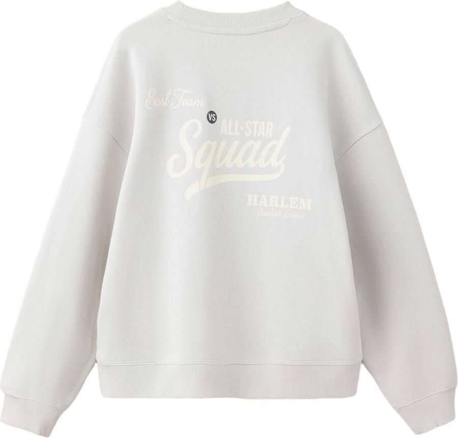 Mango Kids sweater met backprint ecru - Foto 2