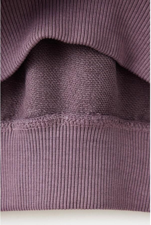 Mango Kids sweater met backprint paars - Foto 3