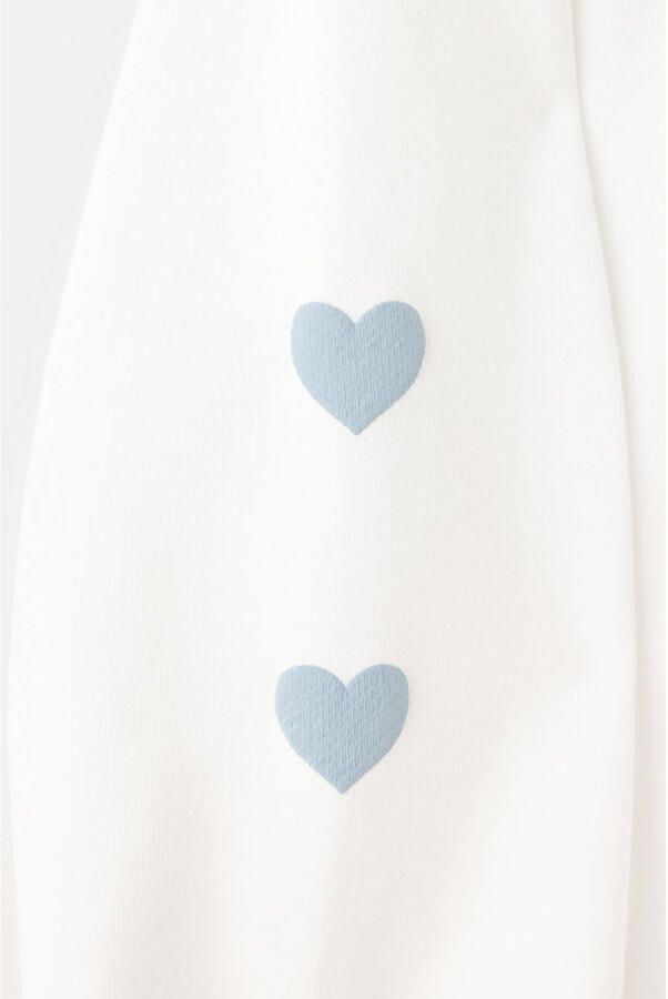 Mango Kids sweater met backprint wit - Foto 3