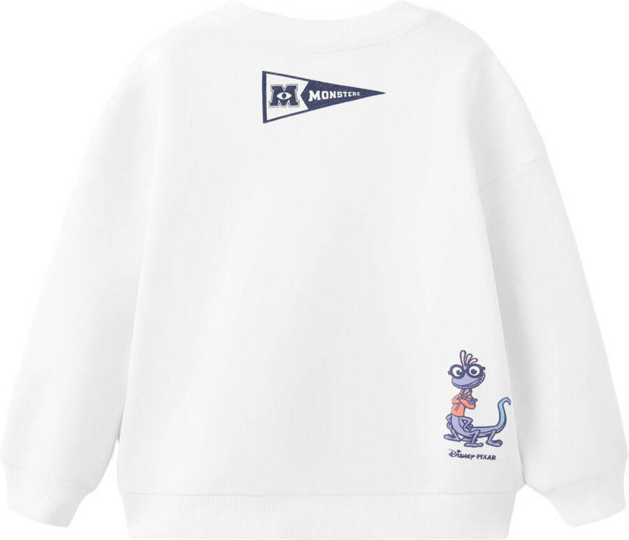 Mango Kids sweater met print wit - Foto 2