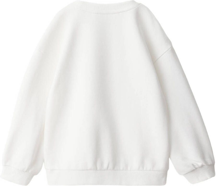 Mango Kids sweater met print wit - Foto 2