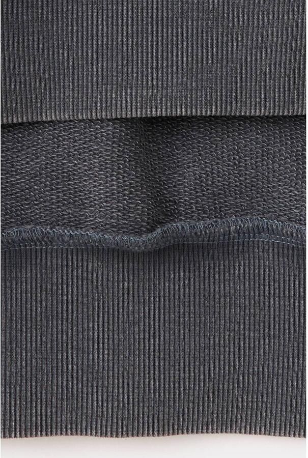 Mango Kids sweater met sterren antraciet - Foto 3