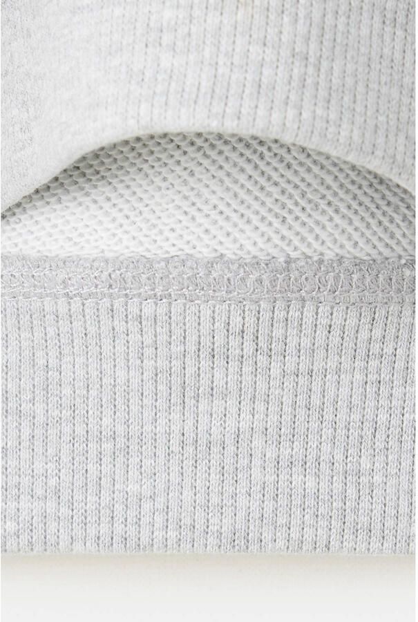 Mango Kids sweater met tekst grijs - Foto 3