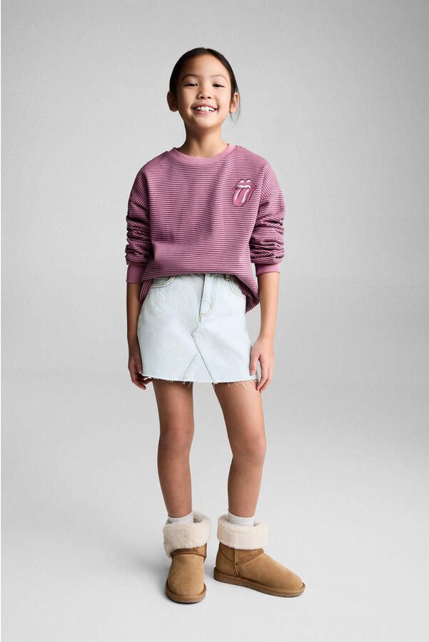 Mango Kids sweater roze