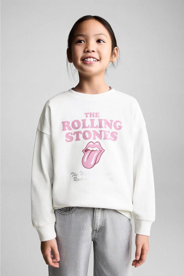 Mango Kids sweater wit - Foto 2