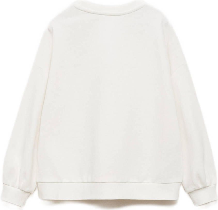 Mango Kids sweater wit - Foto 2