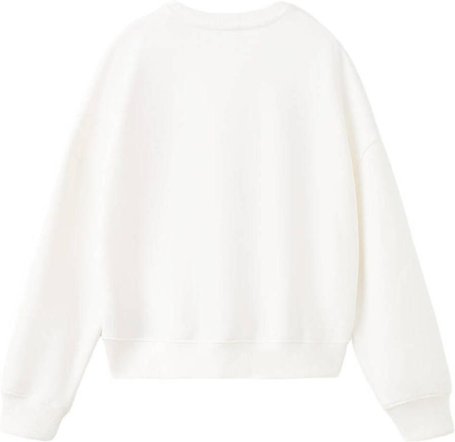 Mango Kids sweater wit - Foto 2