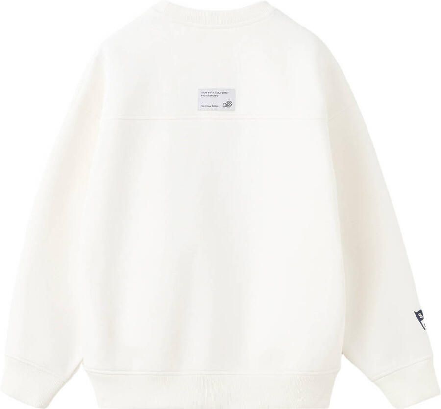 Mango Kids sweater wit - Foto 2