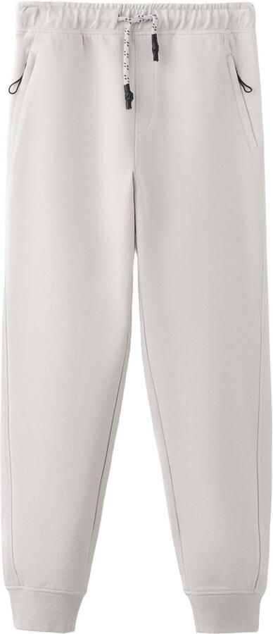Mango Kids sweatpants lichtgrijs