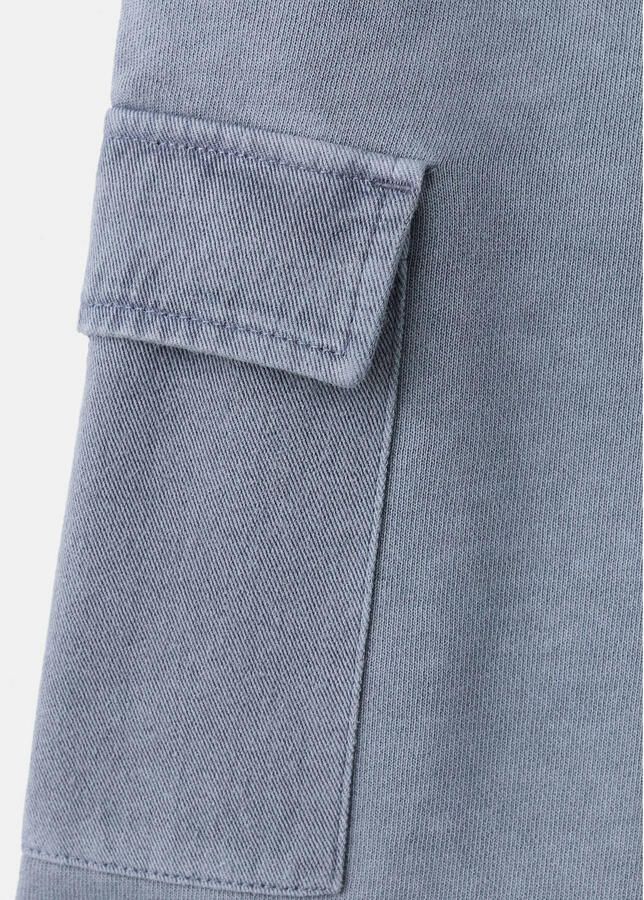 Mango Kids sweatshort grijsblauw - Foto 2