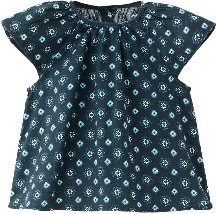 Mango Kids T-shirt donkerblauw