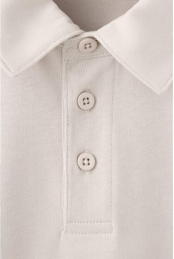 go Kids T-shirt pastelgrijs Beige Katoen Polokraag - Foto 3