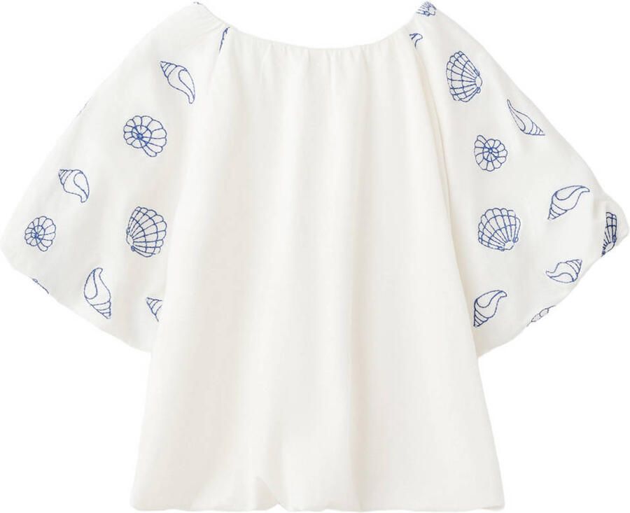 Mango Kids T-shirt wit - Foto 2