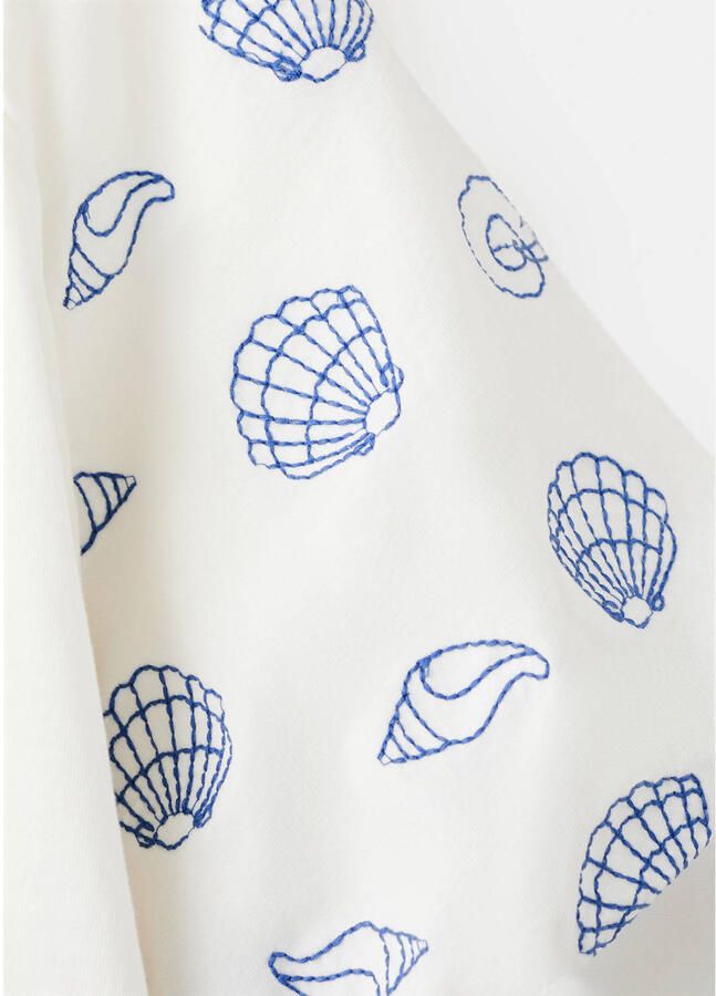 Mango Kids T-shirt wit - Foto 3