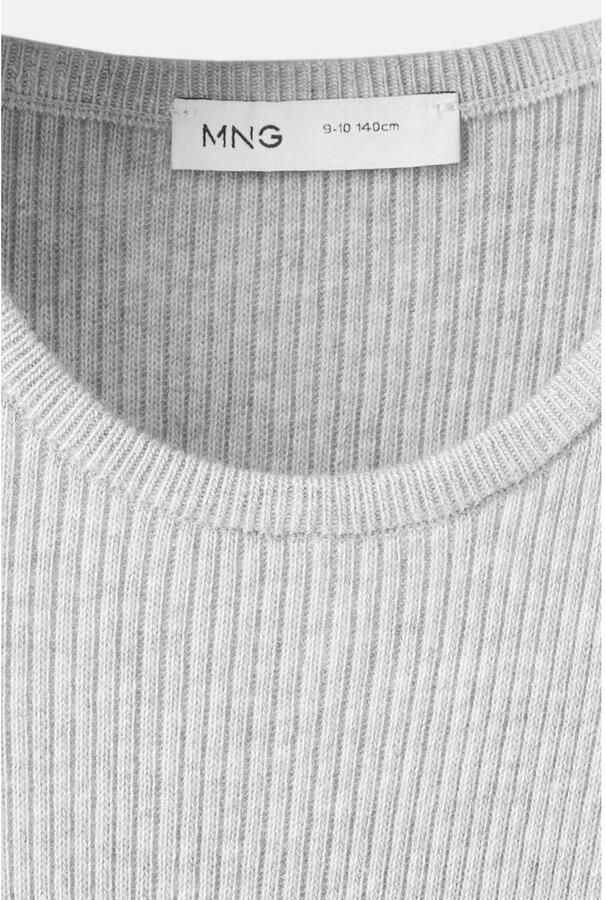 Mango Kids tanktop lichtgrijs - Foto 2