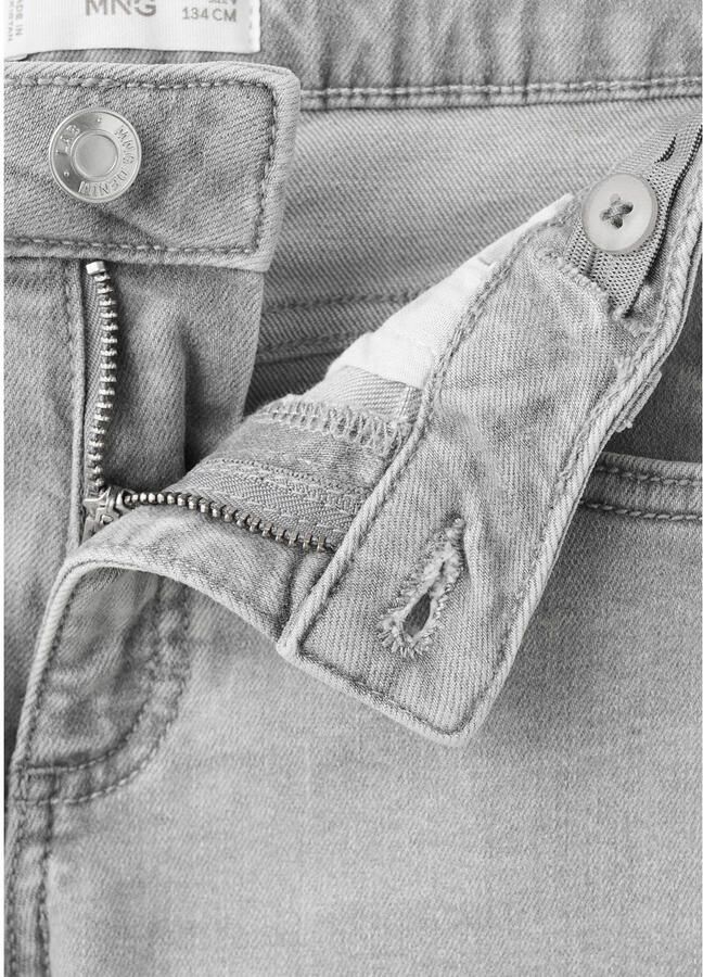 Mango Kids tapered jeans grey denim - Foto 2