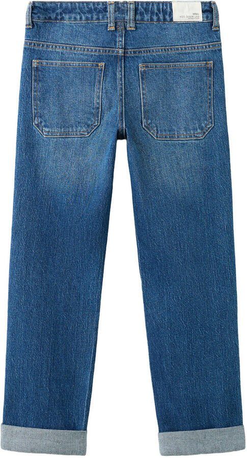 Mango Kids tapered jeans medium blue denim - Foto 2