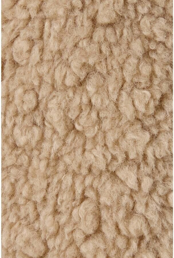 Mango Kids teddy bodywarmer lichtbruin Effen - Foto 2