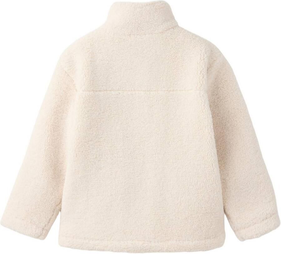 Mango Kids teddy winterjas lichtbeige - Foto 2
