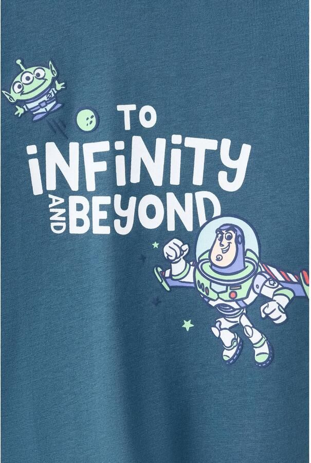 Mango Kids Toy Story pyjama met print blauw lichtblauw - Foto 2