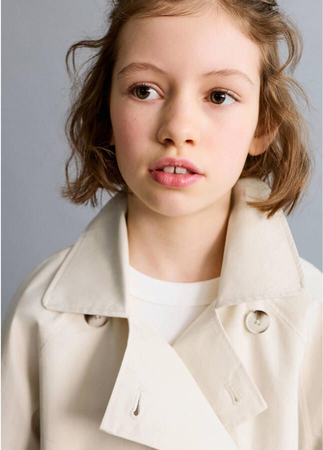 Mango Kids trenchcoat beige - Foto 2