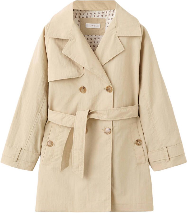 Mango Kids trenchcoat lichtbruin - Foto 2