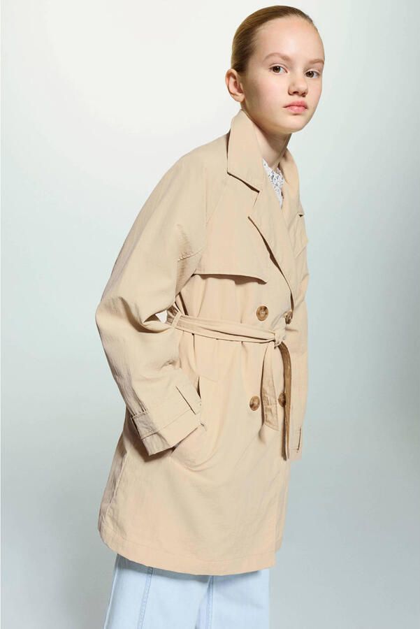 Mango Kids trenchcoat lichtbruin