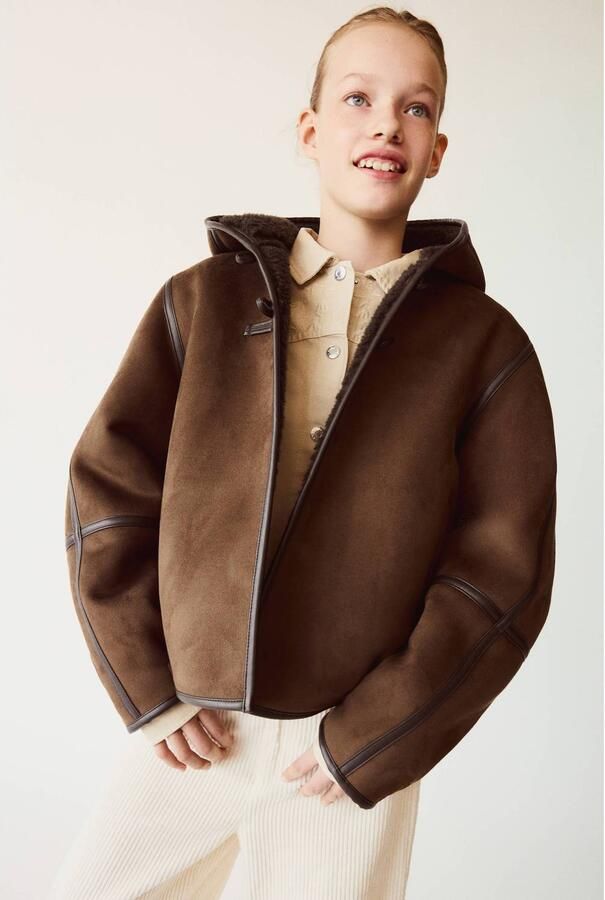 Mango Kids tussenjas bruin