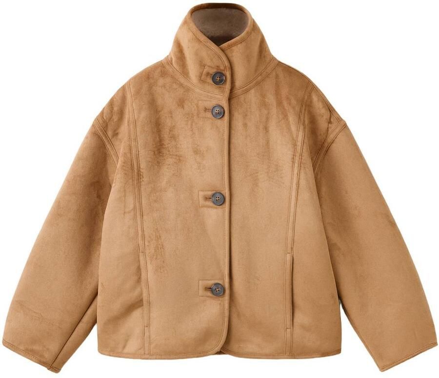 Mango Kids tussenjas bruin