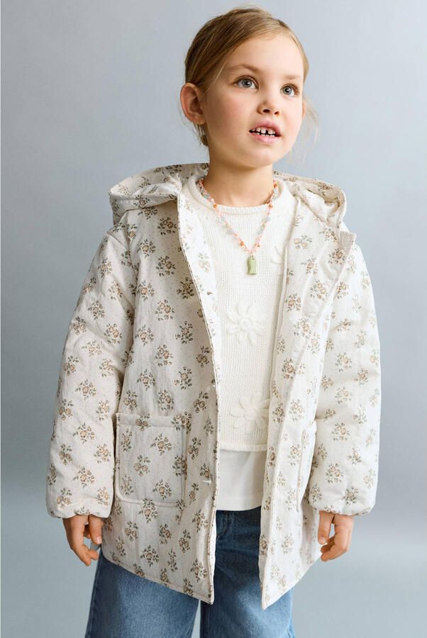 Mango Kids tussenjas ecru