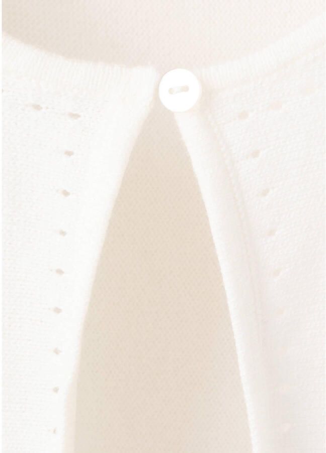 Mango Kids vest ecru fijn gebreid - Foto 2