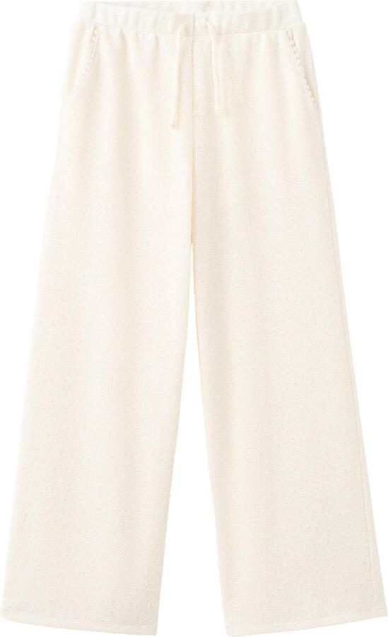 Mango Kids wide leg casual broek gebreid