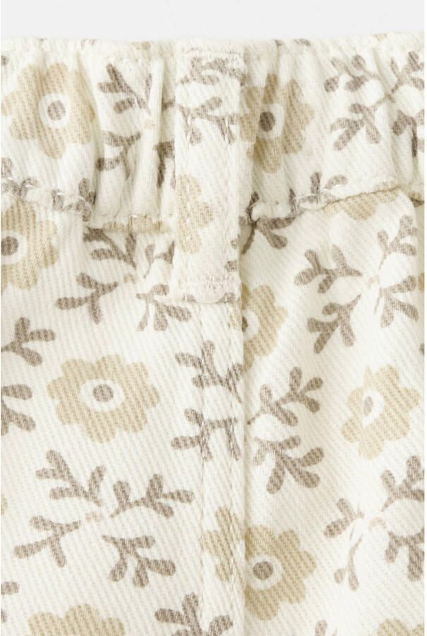 Mango Kids wide leg gebloemde jeans beige - Foto 3
