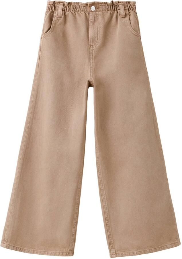 Mango Kids wide leg jeans bruin