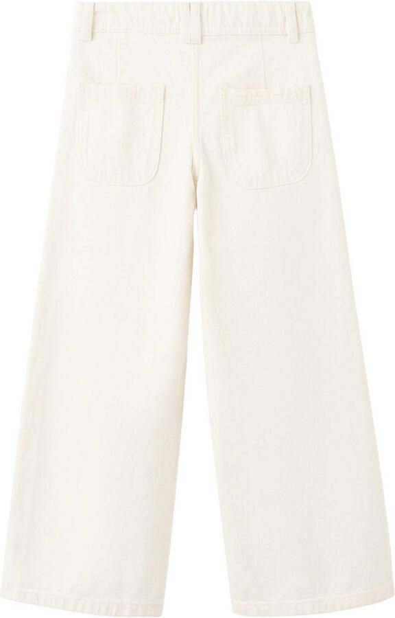 Mango Kids wide leg jeans ecru - Foto 3