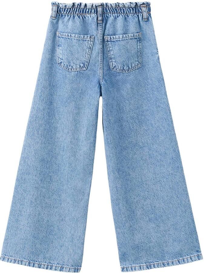 Mango Kids wide leg jeans lichtblauw - Foto 2