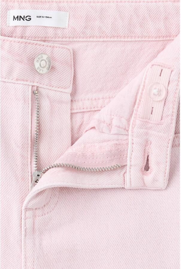 Mango Kids wide leg jeans lichtroze - Foto 2