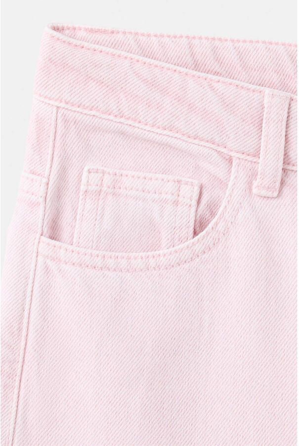Mango Kids wide leg jeans lichtroze - Foto 3