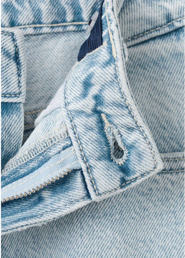 Mango Kids wide leg jeans light blue denim - Foto 2