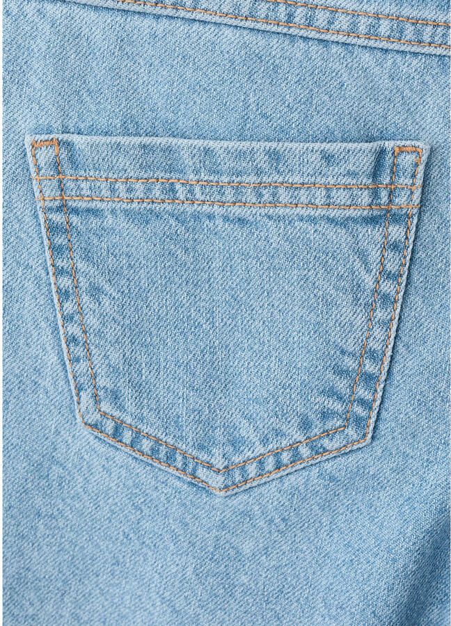Mango Kids wide leg jeans medium blue denim - Foto 2