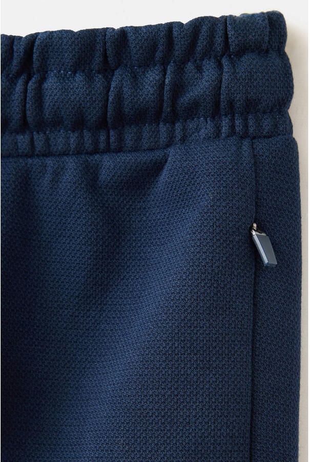 Mango Kids wide leg joggingbroek donkerblauw - Foto 3