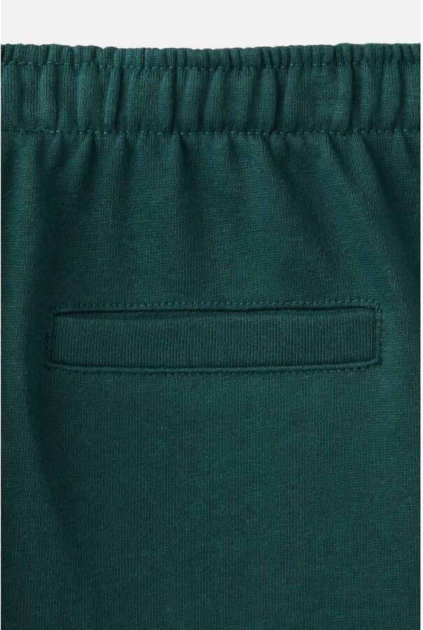 Mango Kids wide leg joggingbroek donkergroen - Foto 2