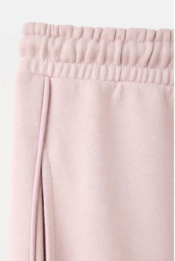 Mango Kids wide leg sweatpant roze - Foto 2
