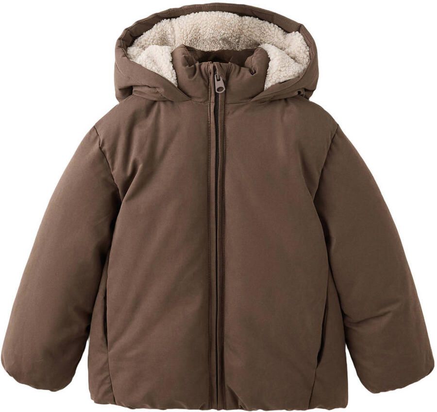 Mango Kids winterjas bruin