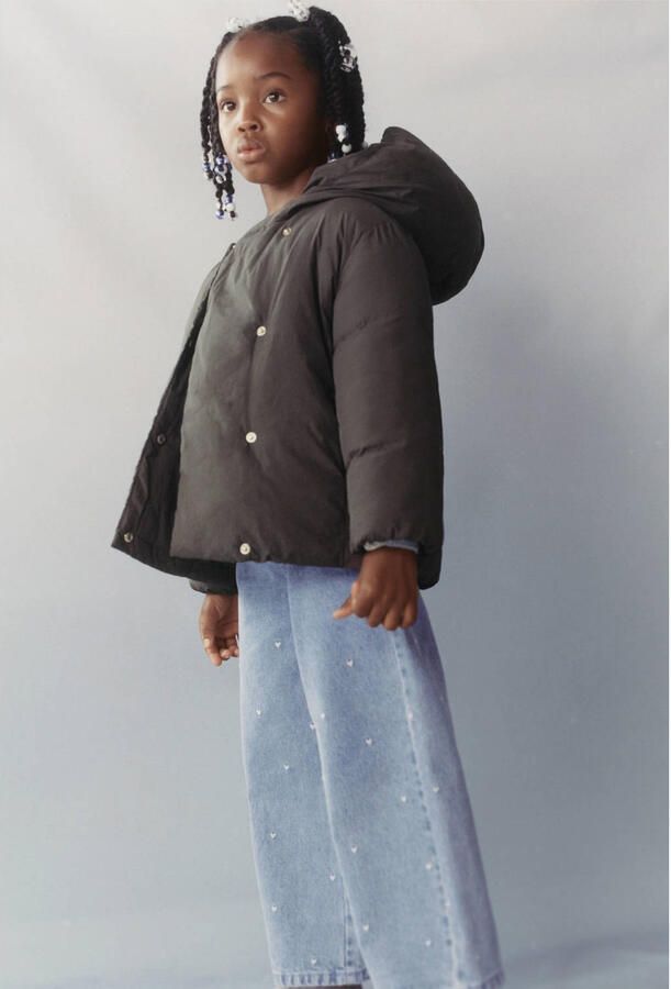 Mango Kids winterjas donkerbruin - Foto 2