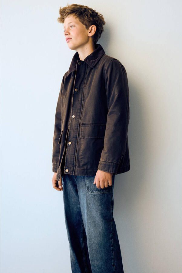 Mango Kids winterparka bruin - Foto 2