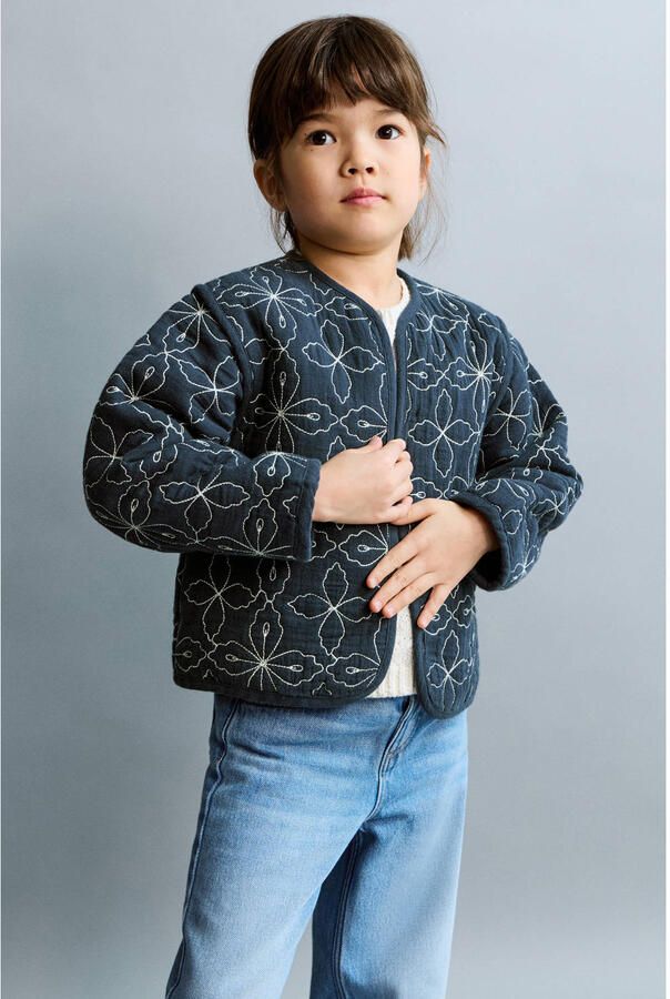 Mango Kids zomerjas donkerblauw